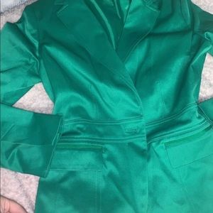 Green women’s blazer